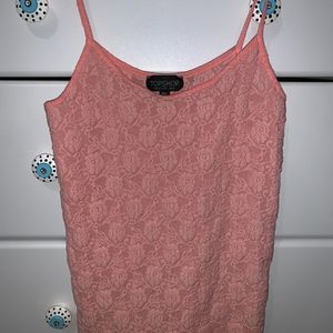 Light Pink Topshop Lace Camisole